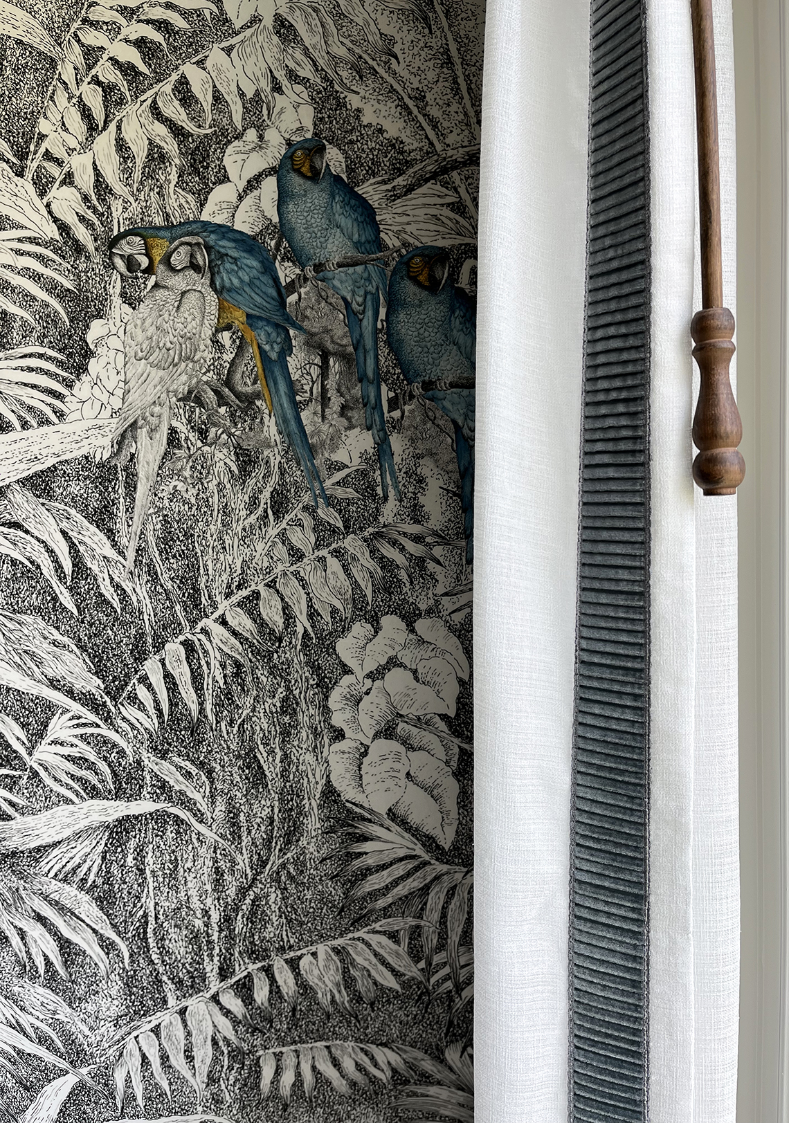 Closeup of drapery